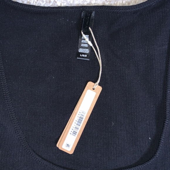 NWT- SKIMS- Long Sleeved Maxi Dress- Onyx- Sz Large - Picture 5 of 13